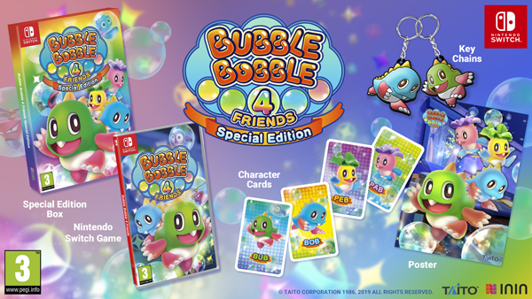 Bubble Bobble regresa a las consolas con Bubble Bobble 4 Friends