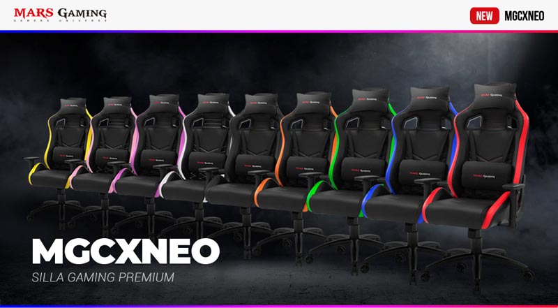 Mars Gaming presenta sus nuevo modelos de sillas gaming