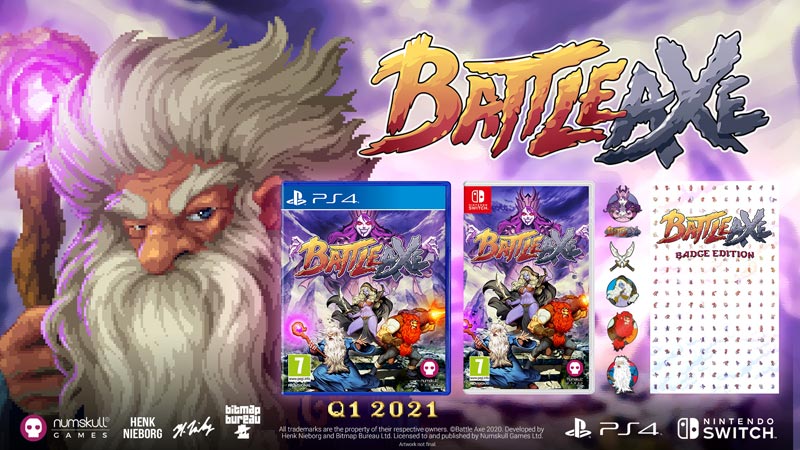 Battle Axe llegará en formato físico para PlayStation 4 y Nintendo Switch