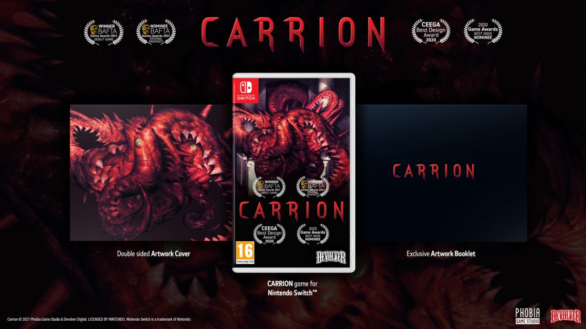 CARRION llega en formato físico a Nintendo Switch