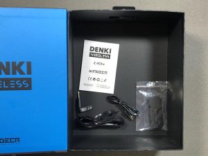 Vista detalle interior caja Indeca Denki Wireless