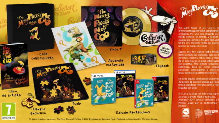 Anunciados contenidos de las ediciones de The Many Pieces of Mr. Coo