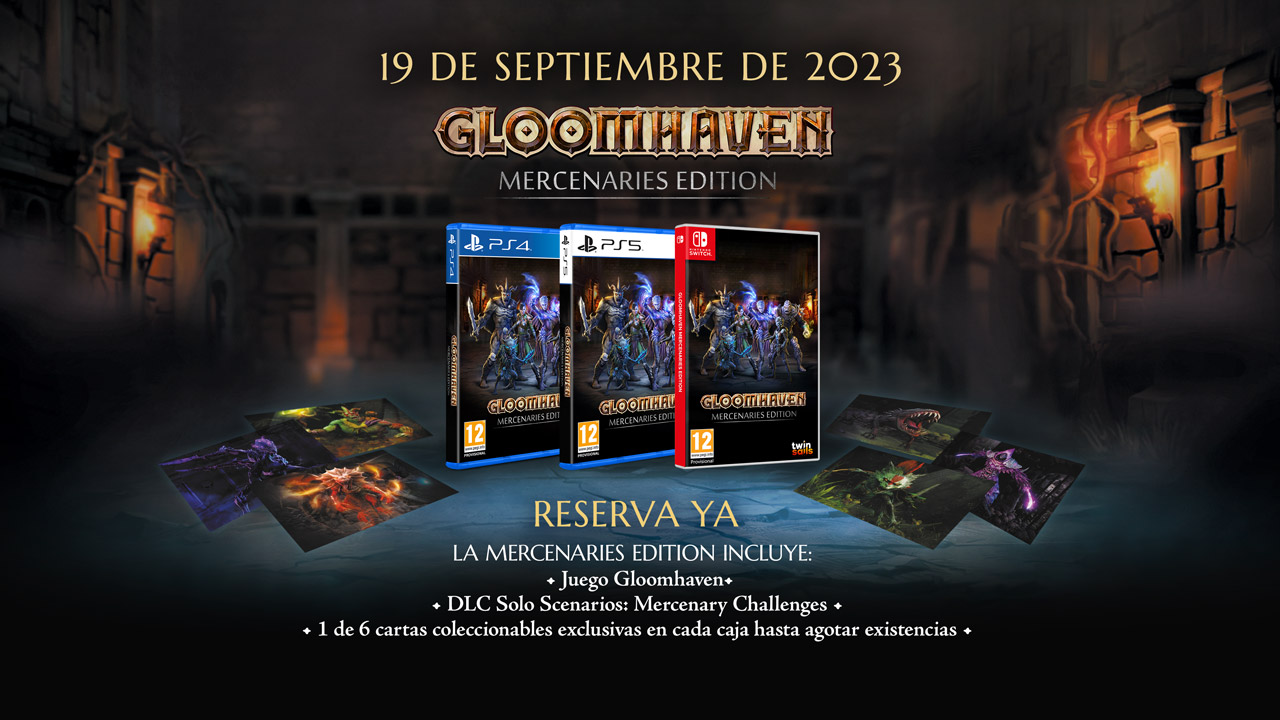 Gloomhaven: Mercenaries Edition llega a PlayStation y Nintendo Switch