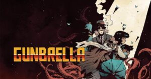 El arte de Gunbrella es impresionante desde la pantalla de inicio.