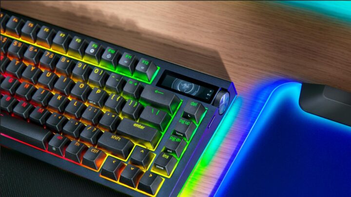 Razer presenta el nuevo BlackWidow V4 Pro 75%.