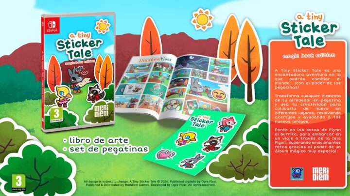 A Tiny Sticker Tale – Magic Book Edition y que ya está disponible en tiendas