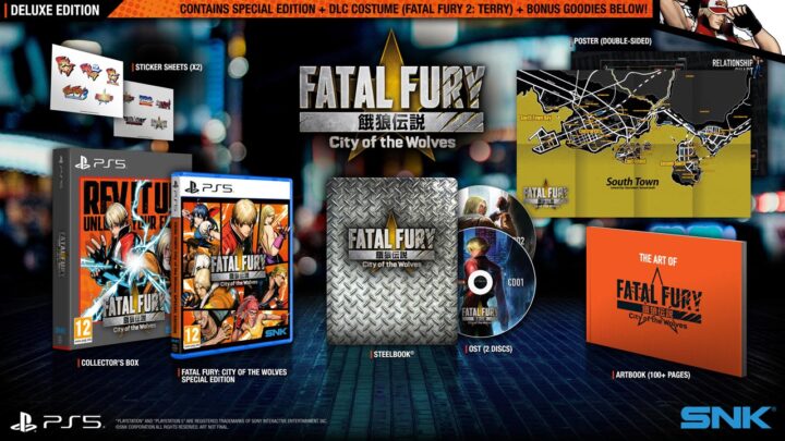 No te pierdas la exclusiva edición física de FATAL FURY: City of the Wolves